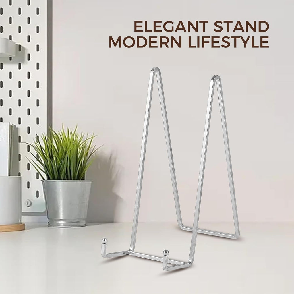 Pack of 2 Large Plate Holder Display Stand - 10 inch Tall