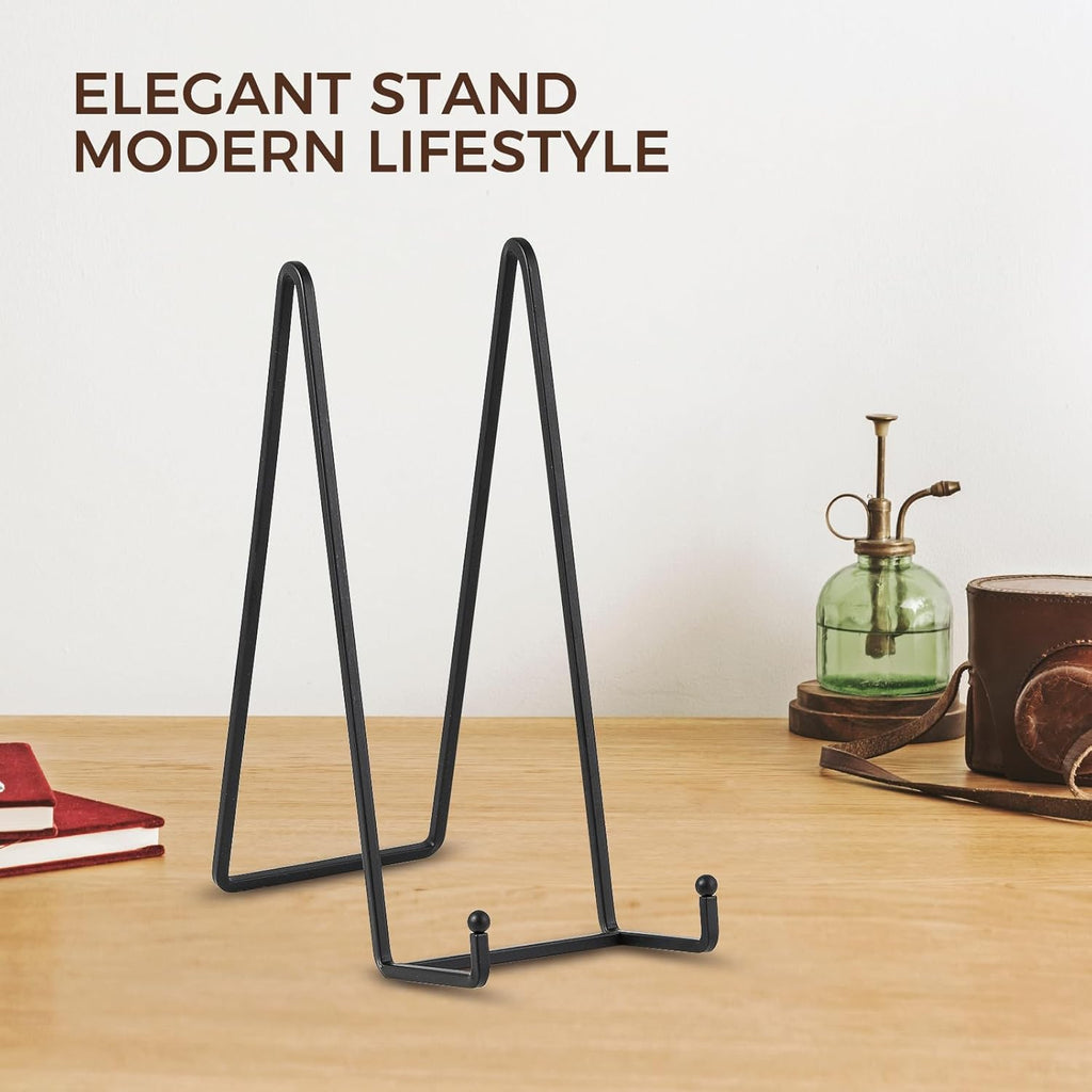 Pack of 2 Large Plate Holder Display Stand - 10 inch Tall