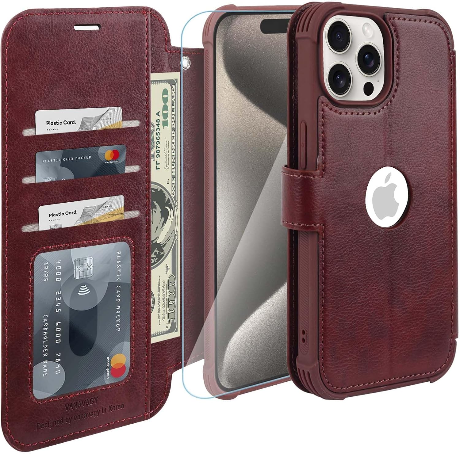 iPhone 15 Pro Max Wallet Case