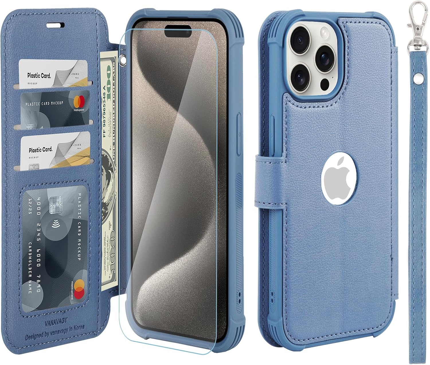 iPhone 15 Pro Max Wallet Case