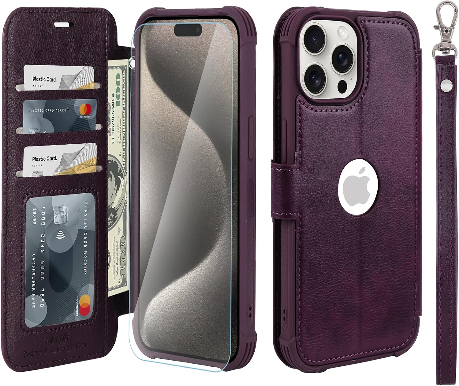 iPhone 15 Pro Max Wallet Case